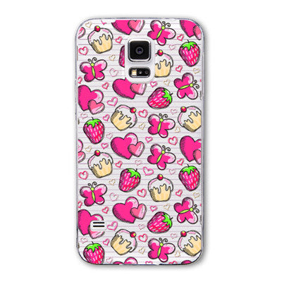 New Arrival Fashion Soft TPU transparent Phone Cases for Samsung S5 i9600 China Wholesale