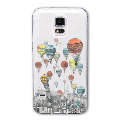 New Arrival Fashion Soft TPU transparent Phone Cases for Samsung S5 i9600 China Wholesale