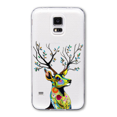 New Arrival Fashion Soft TPU transparent Phone Cases for Samsung S5 i9600 China Wholesale