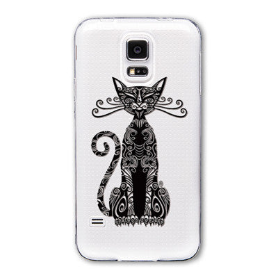 New Arrival Fashion Soft TPU transparent Phone Cases for Samsung S5 i9600 China Wholesale