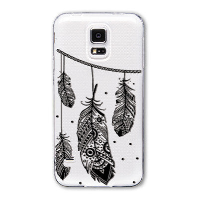 New Arrival Fashion Soft TPU transparent Phone Cases for Samsung S5 i9600 China Wholesale