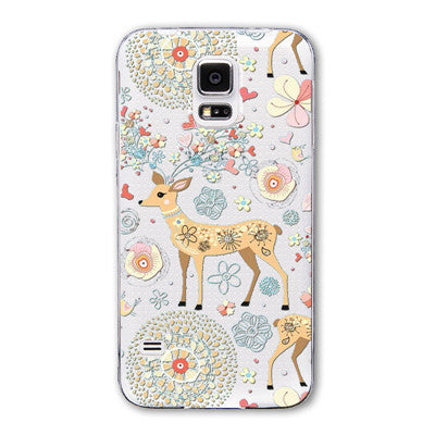 New Arrival Fashion Soft TPU transparent Phone Cases for Samsung S5 i9600 China Wholesale