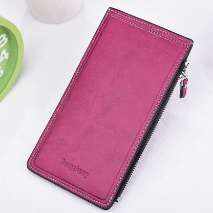 Long Card Holder Ladies Clutch Purse Women Wallets Zipper Money Bag Coin Pocket Money Bag