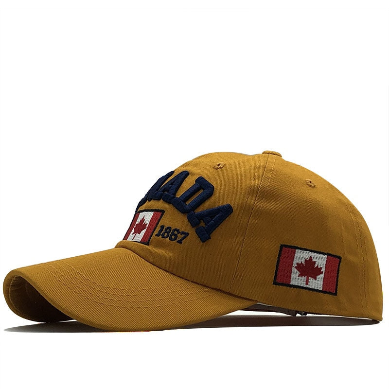 women snapback hat CANADA embroidery bone cap gorras casual casquette men baseball hat