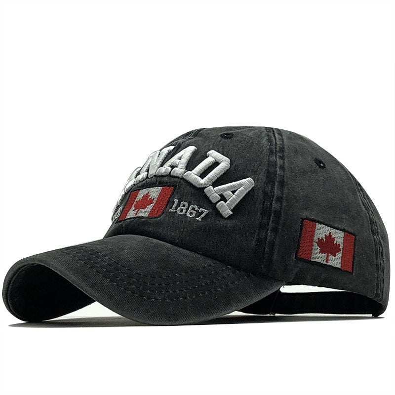 women snapback hat CANADA embroidery bone cap gorras casual casquette men baseball hat