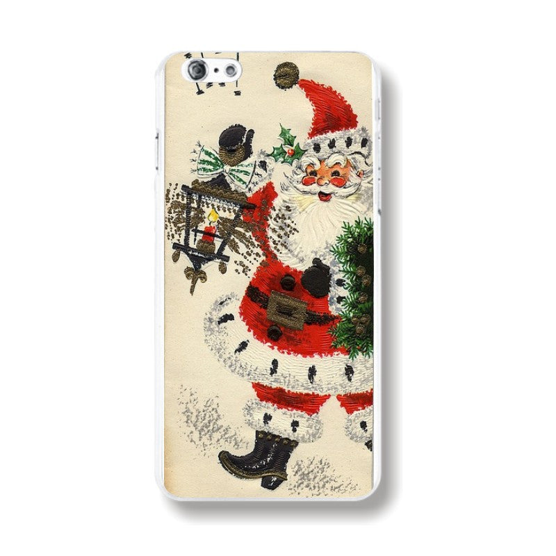 New Christmas Gifts Santa Claus Snowman Pattern Case Cover For Apple iPhone 5 5S  EC482