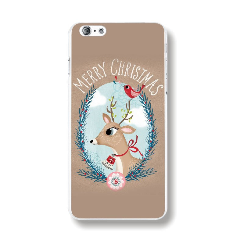 New Christmas Gifts Santa Claus Snowman Pattern Case Cover For Apple iPhone 5 5S  EC482