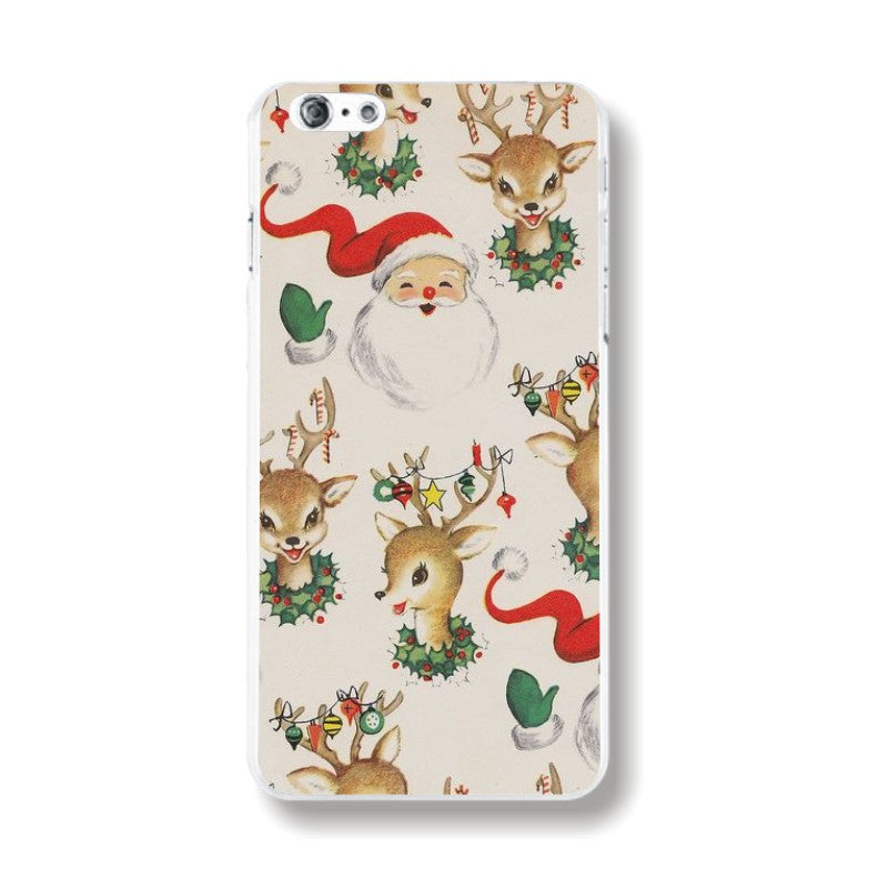 New Christmas Gifts Santa Claus Snowman Pattern Case Cover For Apple iPhone 5 5S  EC482