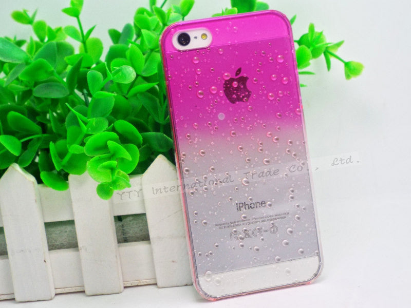 phone shell fresh raindrops Gradient case for iphone5 phone protective cover protective shell