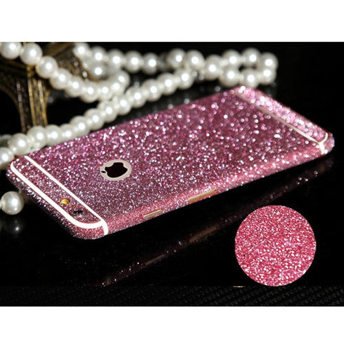 New Arrival Full Body Glitter for iPhone 5 5S Shiny Phone Sticker Case Gold