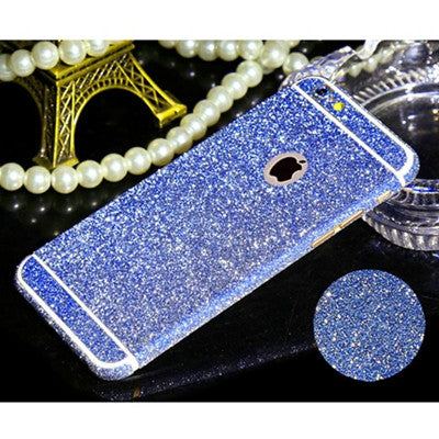 New Arrival Full Body Glitter for iPhone 5 5S Shiny Phone Sticker Case Gold