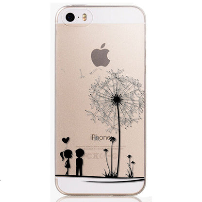 New Arrival Phone Skin for iPhone 5 5S Beautiful Flowers TPU soft Phone Skin Cover