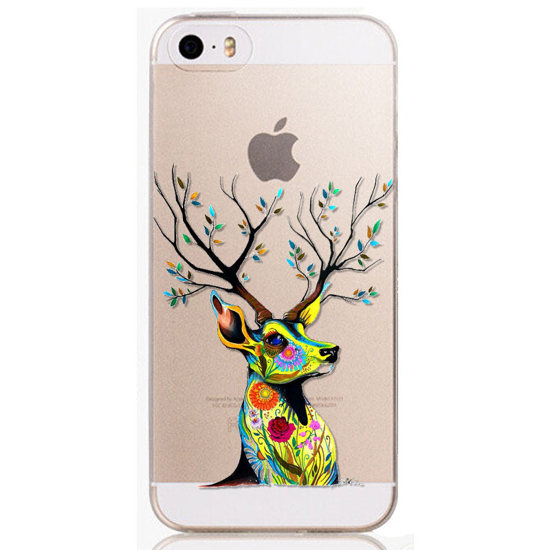 New Arrival Phone Skin for iPhone 5 5S Beautiful Flowers TPU soft Phone Skin Cover