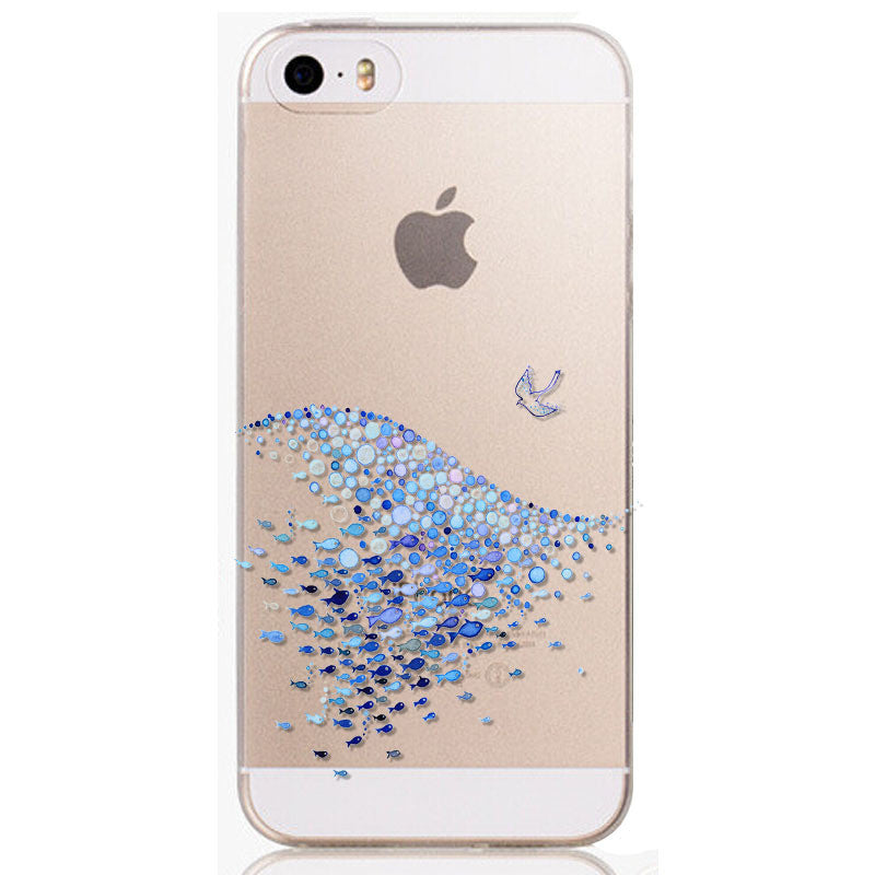 New Arrival Phone Skin for iPhone 5 5S Beautiful Flowers TPU soft Phone Skin Cover