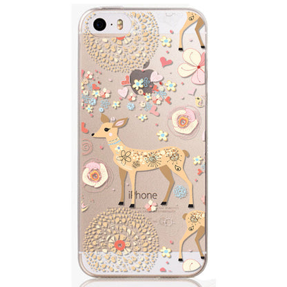 New Arrival Phone Skin for iPhone 5 5S Beautiful Flowers TPU soft Phone Skin Cover