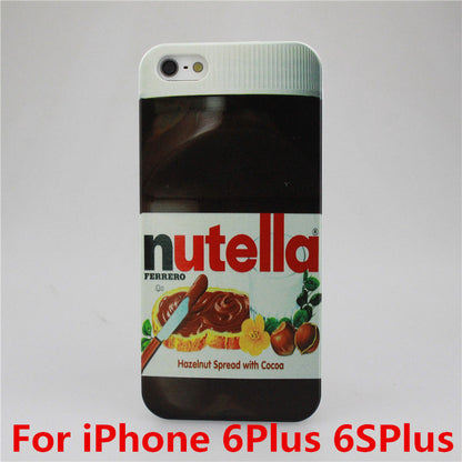 Nutella Design Smooth Hardened Plastic Phone Case for Apple iPhone 4 4S 5 5S 5C 6 6 Plus Free Shipping - Shopy Max