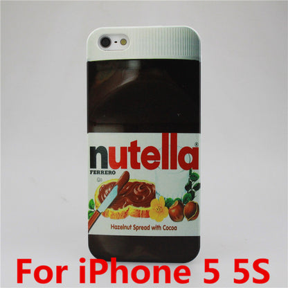 Nutella Design Smooth Hardened Plastic Phone Case for Apple iPhone 4 4S 5 5S 5C 6 6 Plus Free Shipping - Shopy Max