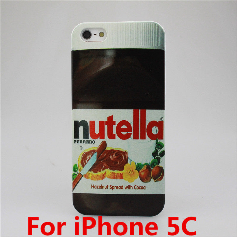 Nutella Design Smooth Hardened Plastic Phone Case for Apple iPhone 4 4S 5 5S 5C 6 6 Plus Free Shipping - Shopy Max