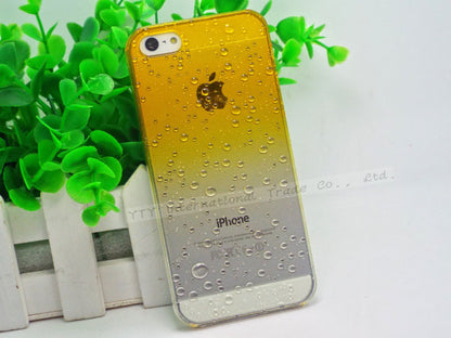 phone shell fresh raindrops Gradient case for iphone5 phone protective cover protective shell