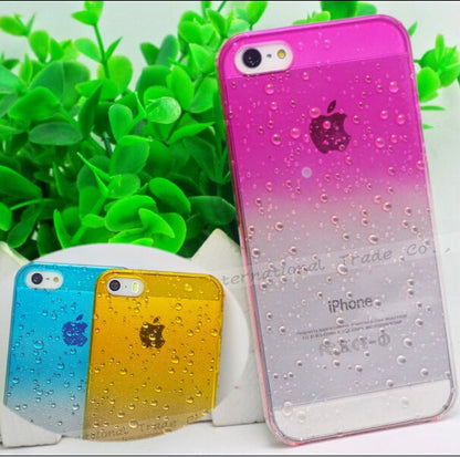 phone shell fresh raindrops Gradient case for iphone5 phone protective cover protective shell