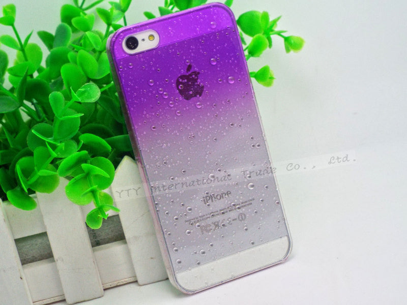 phone shell fresh raindrops Gradient case for iphone5 phone protective cover protective shell