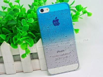 phone shell fresh raindrops Gradient case for iphone5 phone protective cover protective shell