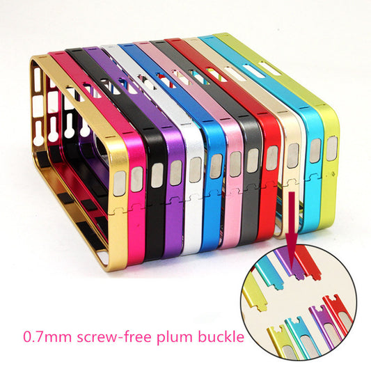 Explosion models FOR iPhone4S / 5S phone 0.7MM thin metal frame border Phone Case