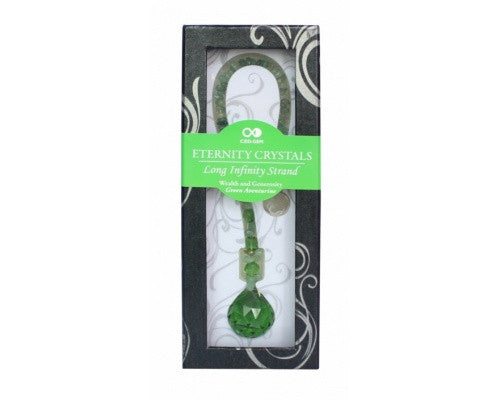 Green Eternity Crystal Sphere with Green Aventurine Tail - Shopy Max