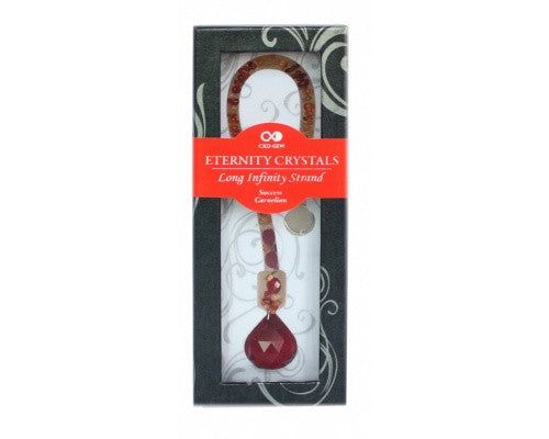 Red Eternity Crystal Sphere with Carnelian Tail - Shopy Max