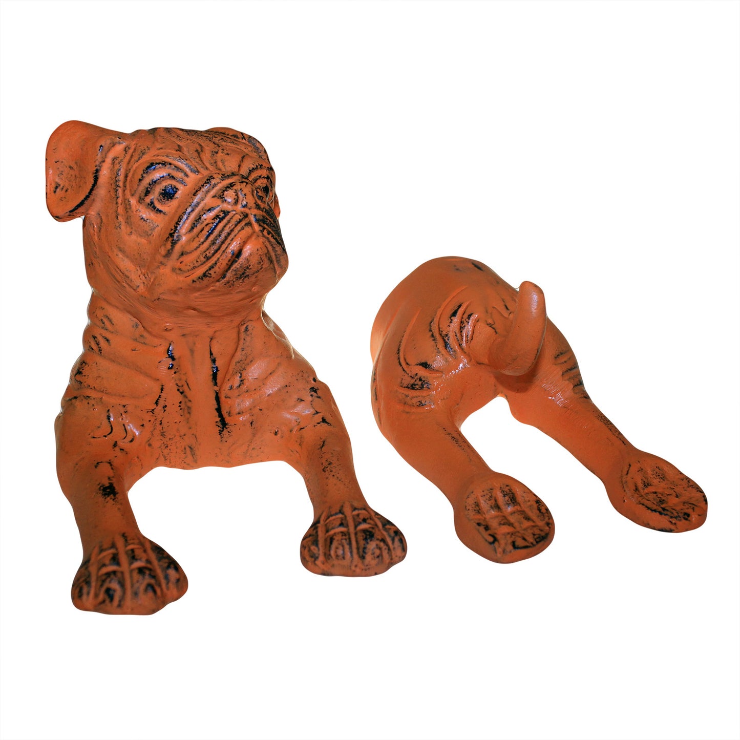 Metal Hook - Bull Dog in 2 parts - Orange - Shopy Max