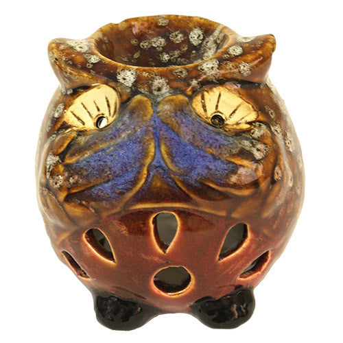 Brown Owl Oil Burner - Speak No Evil