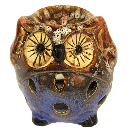 Brown Owl Oil Burner - Hear No Evil