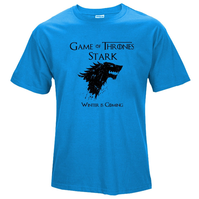 top quality cotton Game of Thrones Men T-shirt Short Sleeve casual O-Neck Tops Tees - Shopy Max