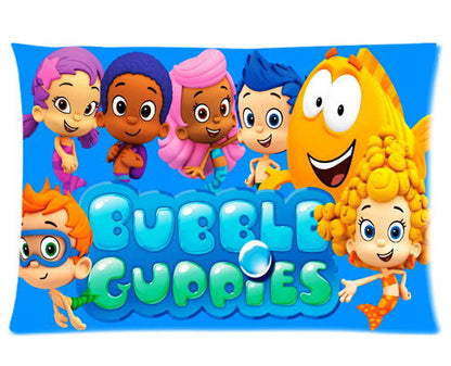 Custom Bubble Guppies Molly Gil Goby Deema Oona Nonny Two Sides Printed for 20*30 Inches