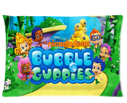 Custom Bubble Guppies Molly Gil Goby Deema Oona Nonny Two Sides Printed for 20*30 Inches