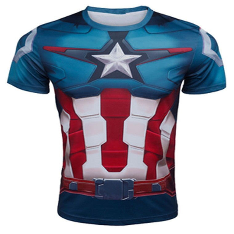 t-shirt man/captain America /Hulk/Iron Man