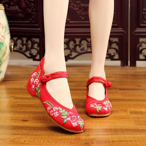 Plus Size 41 Fashion Women Shoes, Old Beijing Mary Jane Flats With Cas ...