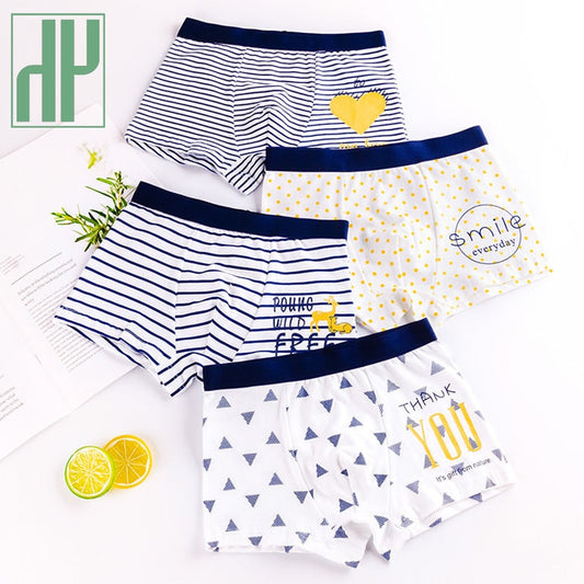 HH 3 Piece Kids Boys Underwear Cartoon Children's Shorts Panties