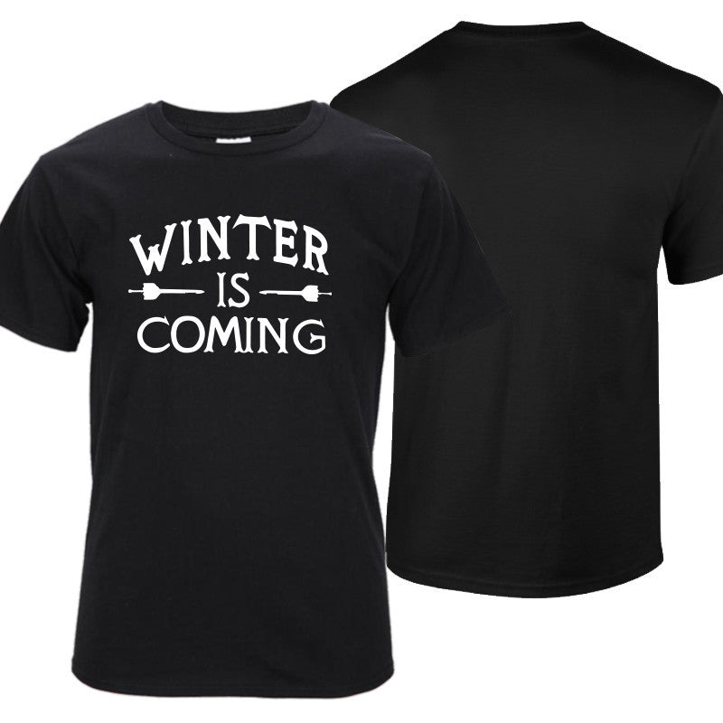 top quality cotton Game of Thrones Men T-shirt Short Sleeve casual O-Neck Tops Tees - Shopy Max