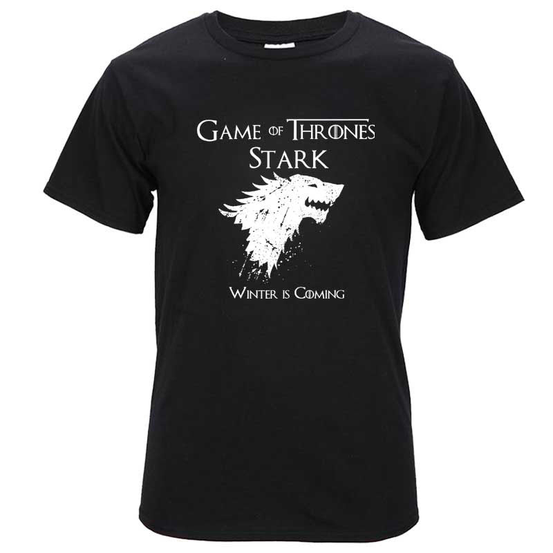 top quality cotton Game of Thrones Men T-shirt Short Sleeve casual O-Neck Tops Tees - Shopy Max