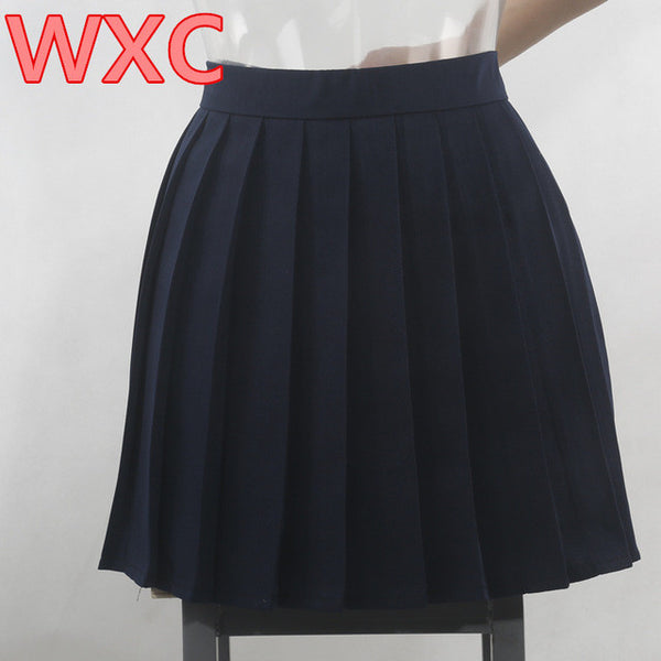 Japanese High Waist Pleated Skirts Anime Cosplay School Uniform JK Stu ...