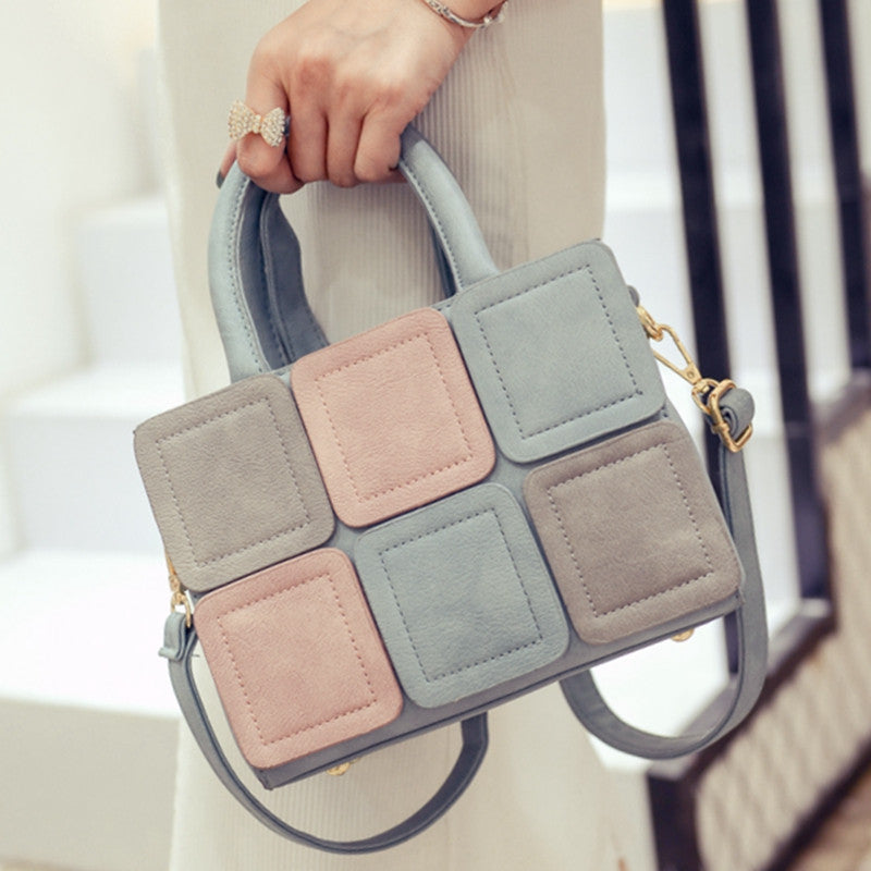 MIWIND Fashion women colorful bag spring summer color block small handbag cross body casual shoulder