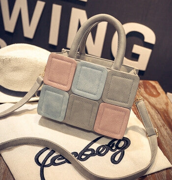 MIWIND Fashion women colorful bag spring summer color block small handbag cross body casual shoulder