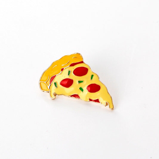 simulate pizza pins and brooches Food plant Enamel Pin red yellow broches bag hat jewelry - Shopy Max