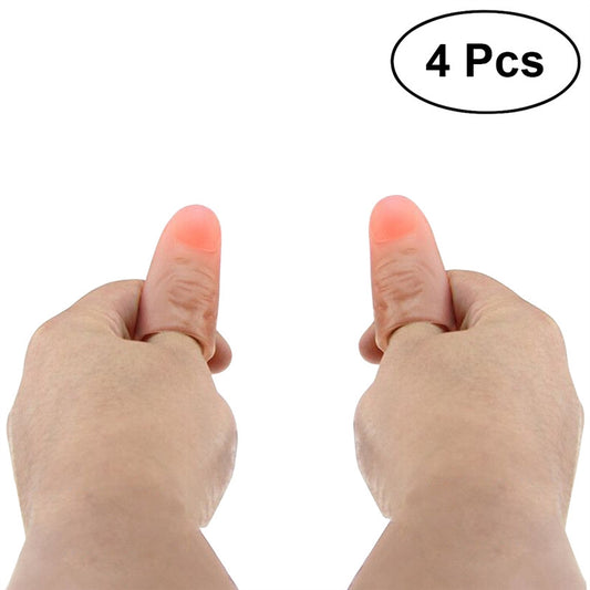 Magic Trick Thumb Tip Light Soft Thumb Tip Toy Super Bright Flashing Finger Lamp