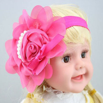 Beautiful Cut Peacock Feather Headband hairband Baby Kids Flower Infant Headbands