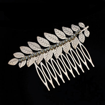 Elegant Huge Wedding Hair Combs For Bride Crystal Rhinestones Pearls Women Hairpins Bridal Headpiece Hair Jewelry Accessories