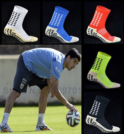 New Anti Slip Soccer Socks Cotton Football Socks  Men Socks Calcetines The Same Type As The Trusox