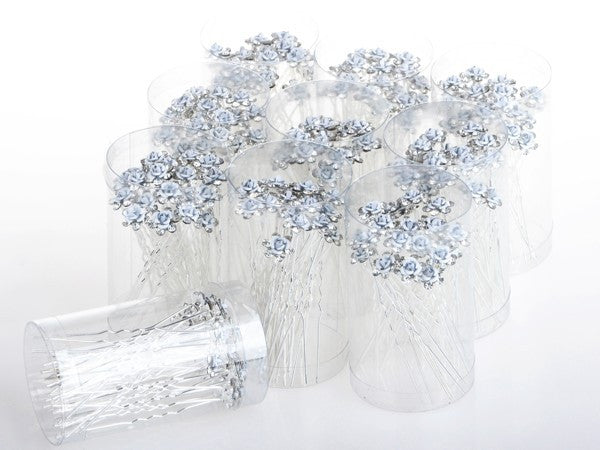 NEW 20/40pcs Wedding Bridal hairpin Crystal Faux Pearl Flower Shiny Hair pins Hair Clips Fashion Women