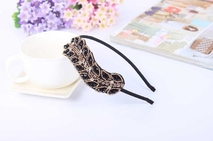 Fashional New Crystal & Acrylic Beads Decorated Bows Flowers Hairbands Hair Jewelry for Girls